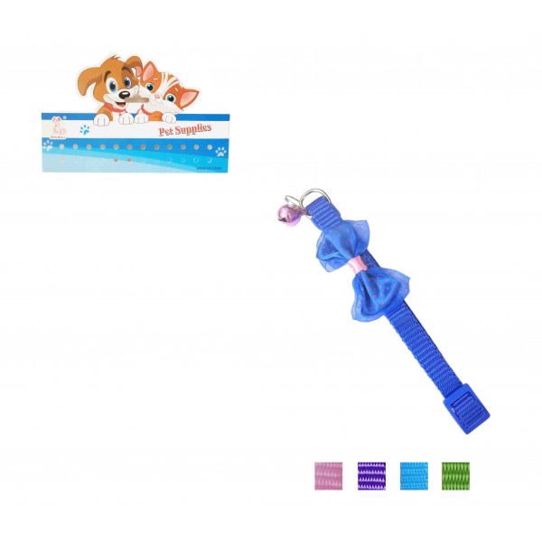 ΠΕΡΙΛΑΙΜΙΟ ΣΚΥΛΟΥ ΜΕ ΦΙΟΓΚΑΚΙ Κ' ΚΟΥΔΟΥΝΑΚΙ ΣΕ 5 ΧΡΩΜΑΤΑ 34CM